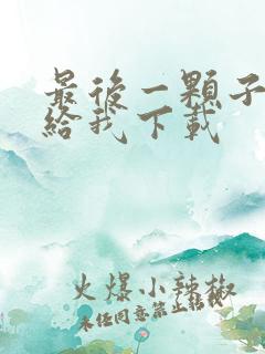 最后一颗子弹留给我下载