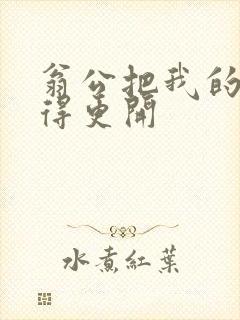 翁公把我的腿分得更开