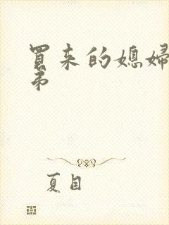 买来的媳妇四兄弟