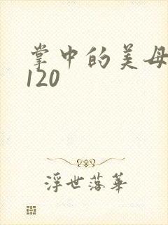 掌中的美母版主120