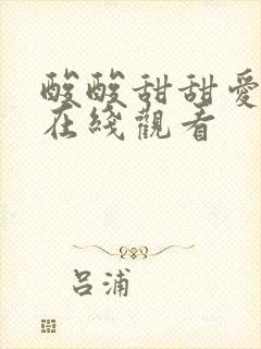 酸酸甜甜爱上你在线观看