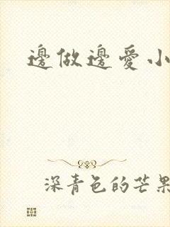 边做边爱小说