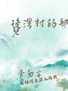 后湾村的那些事儿