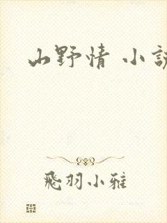 山野情 小说