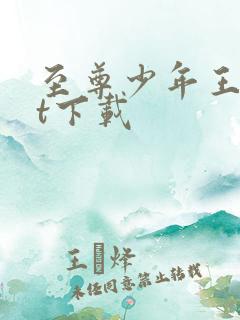 至尊少年王txt下载