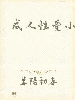 成人性爱小说