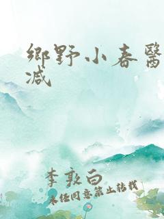乡野小春医无删减