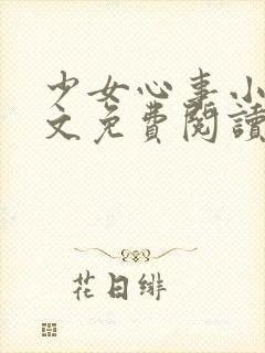 少女心事小说全文免费阅读