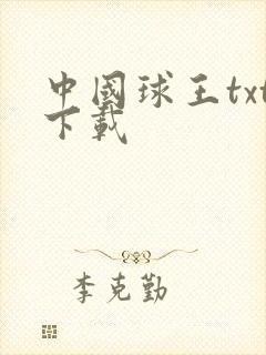 中国球王txt下载