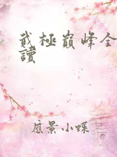 武极巅峰全文阅读