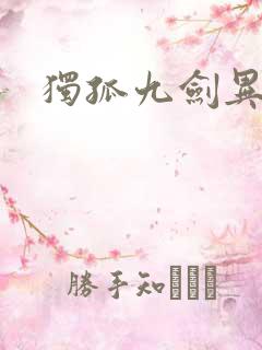 独孤九剑异世录