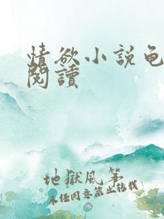 情欲小说龟全文阅读