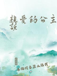 亲爱的公主病小说