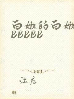 白嫩的白嫩的BBBBBB