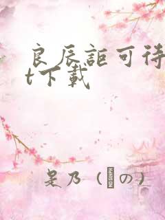 良辰讵可待txt下载