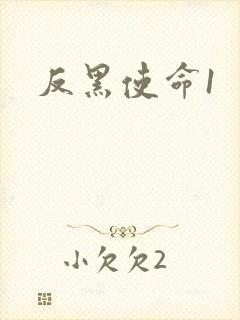 反黑使命1
