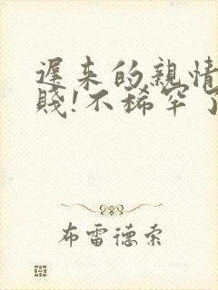 迟来的亲情太轻贱!不稀罕了