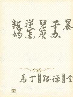 叛逆儿子暴躁老妈怎么办