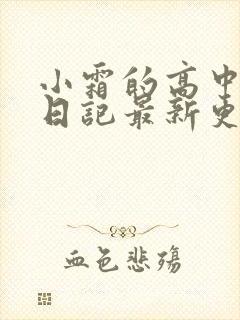小霜的高中成长日记最新更新