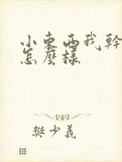 小东西我干的你怎么样