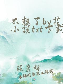 不想了by花卷小说txt下载