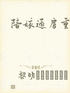 陪嫁通房重生记