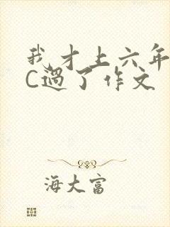 我才上六年级就C过了作文