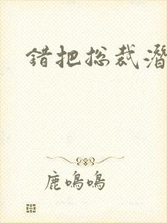 错把总裁潜规则