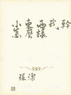 小东西我干的你怎么样