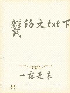 杂的文txt下载