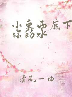 小东西底下都是你的水