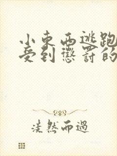 小东西逃跑是要受到惩罚的