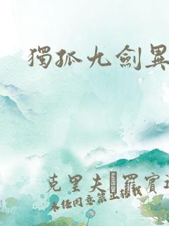 独孤九剑异世录