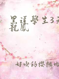 黑道学生3天门龙凤