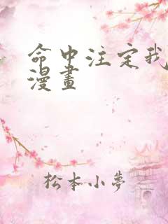 命中注定我爱你漫画