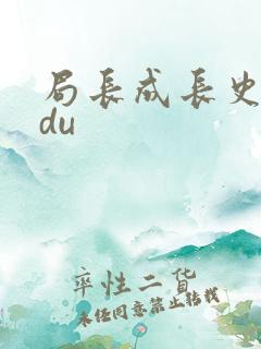 局长成长史sodu
