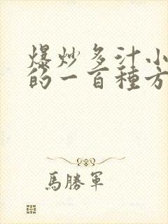 爆炒多汁小美人的一百种方法