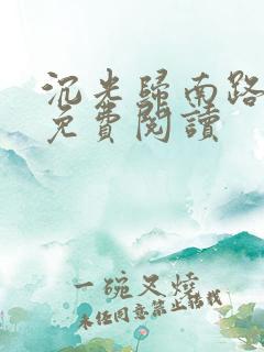 沉光归南路全文免费阅读