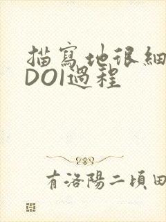 描写地很细致的DOI过程