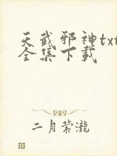 天武邪神txt全集下载