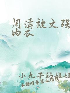 周涛被文强睡后内衣