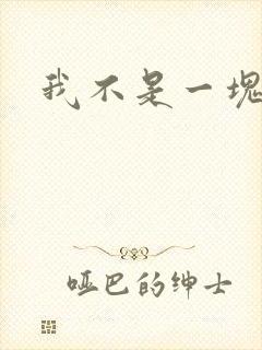 我不是一块石头