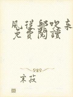 风从那吹来小说免费阅读