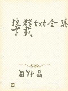 狼群txt全集下载