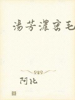 汤芳浓密毛下部