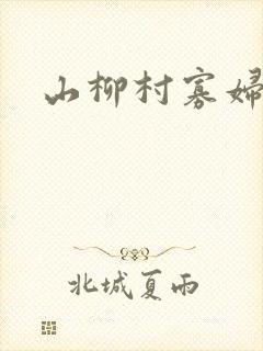 山柳村寡妇情史