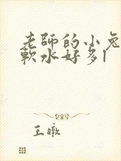 老师的小兔子好软水好多l