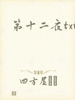 第十二夜txt
