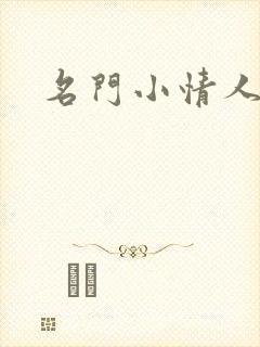 名门小情人