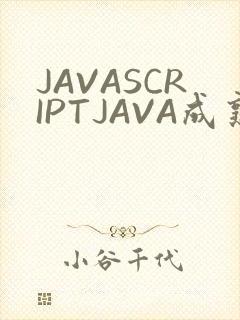 JAVASCRIPTJAVA成熟亲子